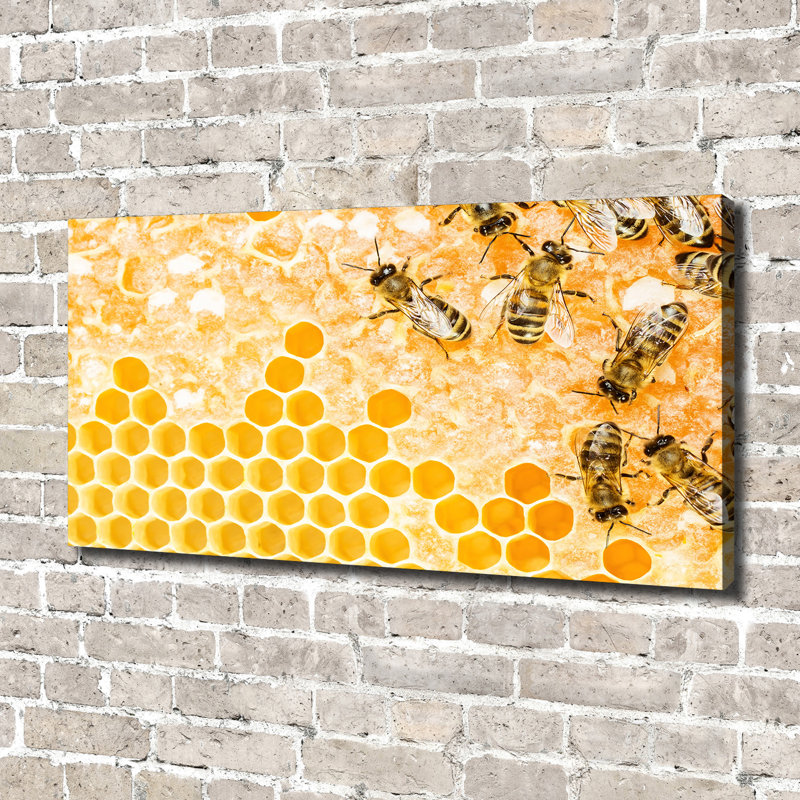 Working Bees - Wrapped Canvas Print