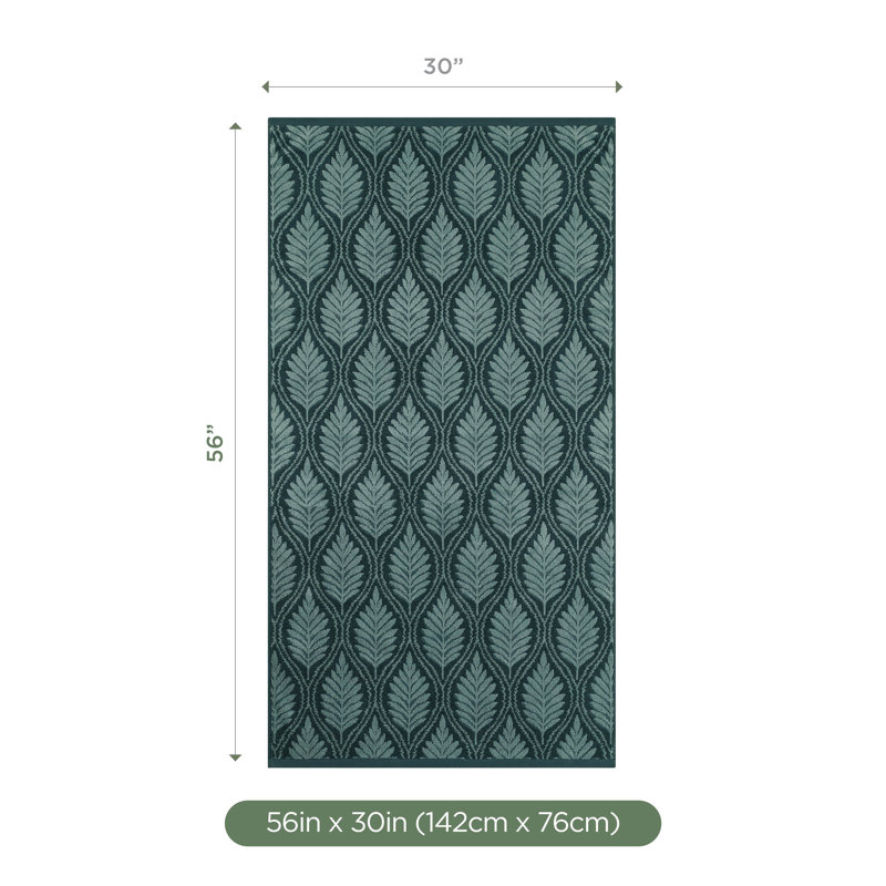 Branden Bath Towel, Fern Ogee Jade