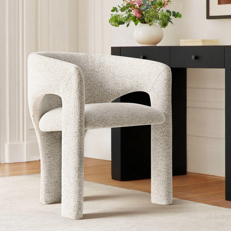 Tabouret de coiffeuse rembourré, fauteuil de maquillage moderne Boucle