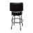 Retro Home Single Ring Upholstered Swivel Bar & Counter Stool with Back-48367128-18734015