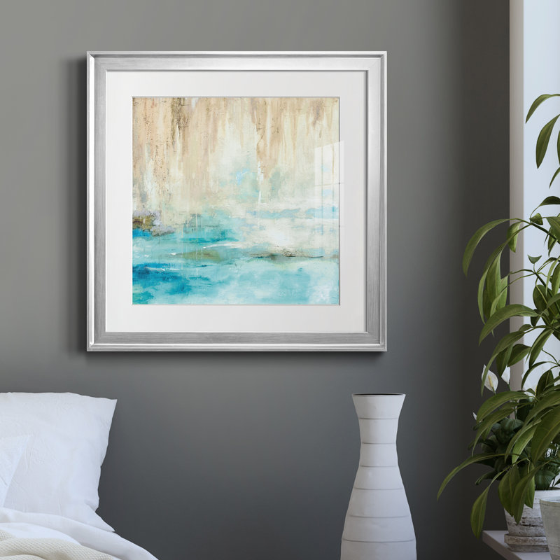 «Carol Robinson» par J Paul, reproduction d'art sur papier encadrée, Papier avec cadre argenté