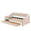 Twin Size Upholstered Daybed With Storage Armrests And USB Port-115677203