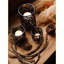 Ensemble de 3 porte-bougies en verre pour centre de table rustique-445472935