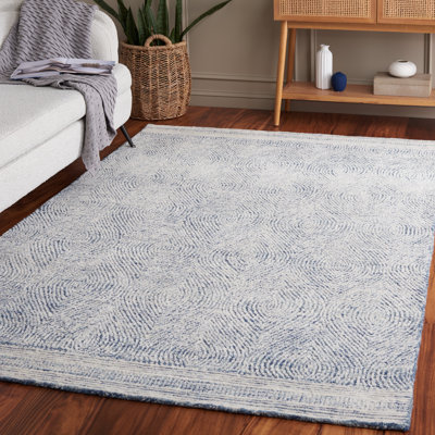 Radegund Abstract Hand Tufted Wool Geometric Rug