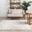 Risette Geometric Shag Tassel Area Rug-1939958537