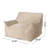 Large Velvet Bean Bag Chair Lounge Floor Chair Memory Foam Filled with Solid Microfiber Cover-1931123596