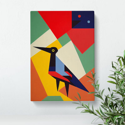 Abstract Bird No.2 - Wrapped Canvas