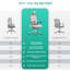 Fauteuil de bureau ergonomique à haut dossier Inbox Zero-962642632