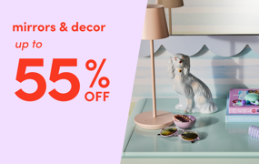 mirrors & decor clearance