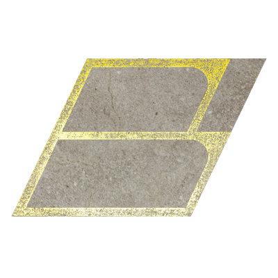 Carreau de mosaïque auto-adhésif en pierre 4 po x 4,6 po