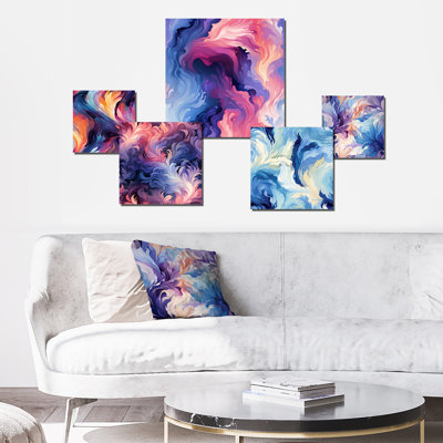 Corderio - Abstract Wall Art Set Of 5