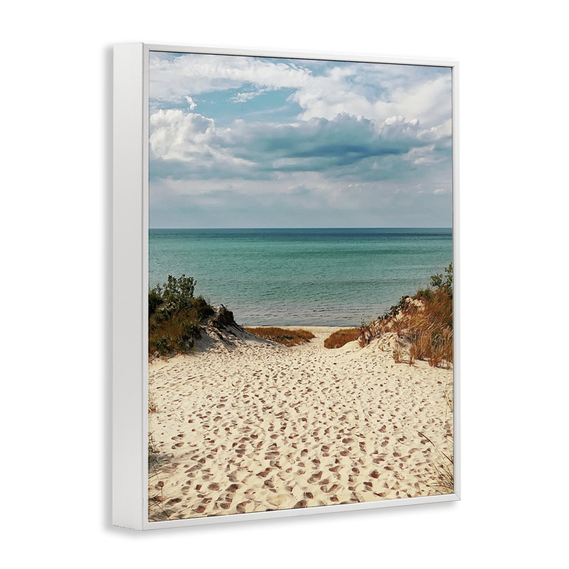 Générique estampe de plage côtière, estampe numérique, design par Marcus Prime, H 30 po x l 24 po