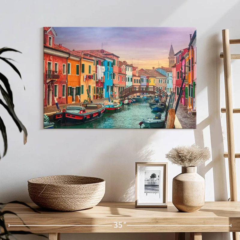 Kavia Dusk In Burano, H 16 po x l 24 po