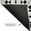 Tapis noir en tweedy lavable à la machine Premium-1774020123