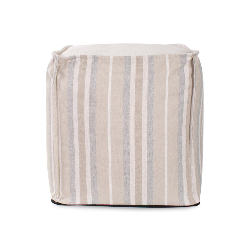 Pouf carré Lindalee, Sable