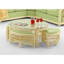 Raffles Rattan Cocktail Table with Benches-71441878-111109730
