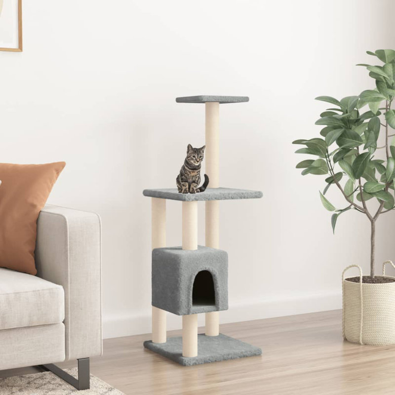 Drinkard Scratching Post, 104 cm, Light Grey