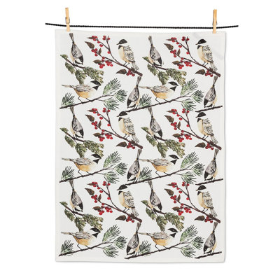 Torchon Chickadees on Branches