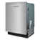 Cosmo 24 In. Vista Collection Built-in Dishwasher, Advanced Sanitize Technology, Ultra-quiet Operation In Stainless Steel