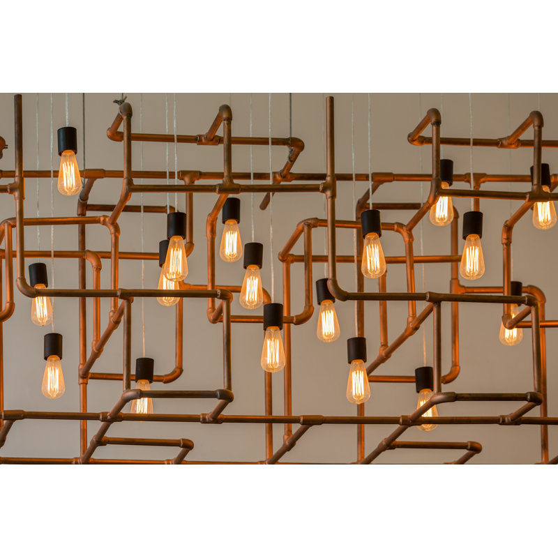Vintage Style Light Bulbs by WichitS - Wrapped Canvas Print, 30cm H x 46cm W