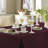 6 Pack Table Cloth For Rectangle Table,Polyester Fabric Tablecloths Rectangular Table Covers 6-8Ft For Party, Banquet, Dining, Wedding, Graduation-1029193628-1029193631