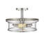 Plafonnier encastré cylindrique simple 13,75 po Attah