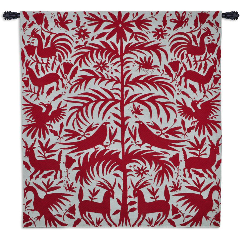 Tapisserie en coton Otomi Poppy