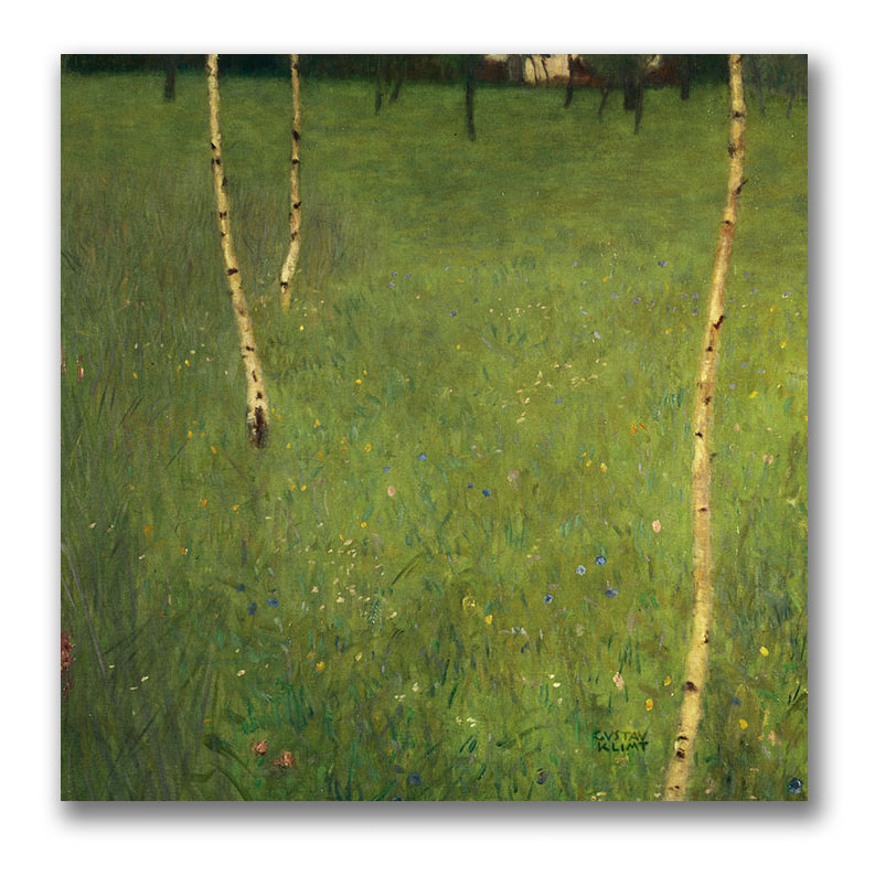 Gustav Klimt - reproduction d'art sur toile, H 24 po x l 24 po x P 2 po