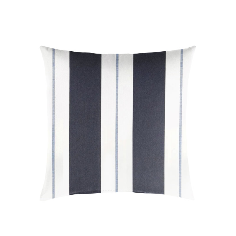 Housse et insert de coussin décoratif intérieur / extérieur en acrylique Gazelle, Bleu, 20 po x 20 po