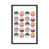 Black Floater Framed