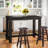 Steuben 53" Wide Rectangle Dining Table, Pine Solid Wood Legs-1143993354