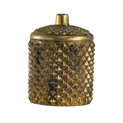Scented Jar Candle with Glass Holder
