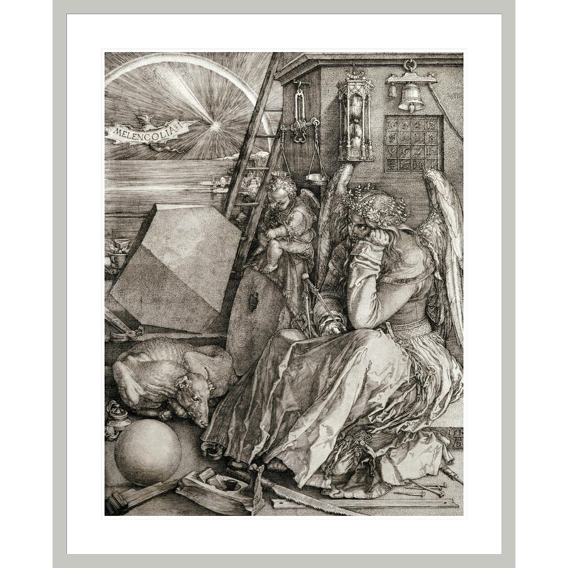 «Melancholia» par Albrecht Dürer, impression giclée sur cadre, H 41,09 po x l 33,5 po