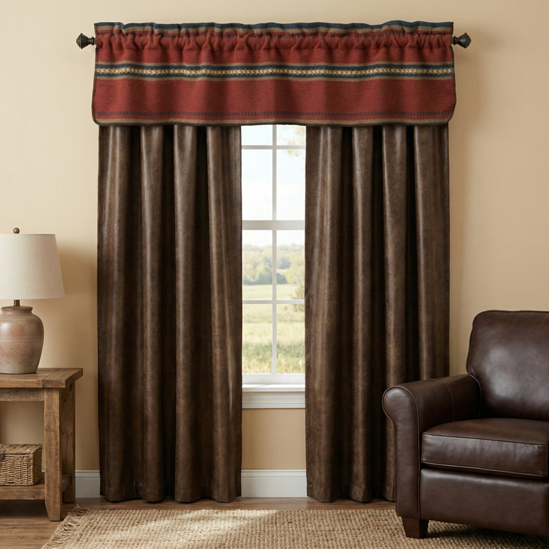 Wooded River Lariat - Drape Set - (2 panels/2 tiebacks)