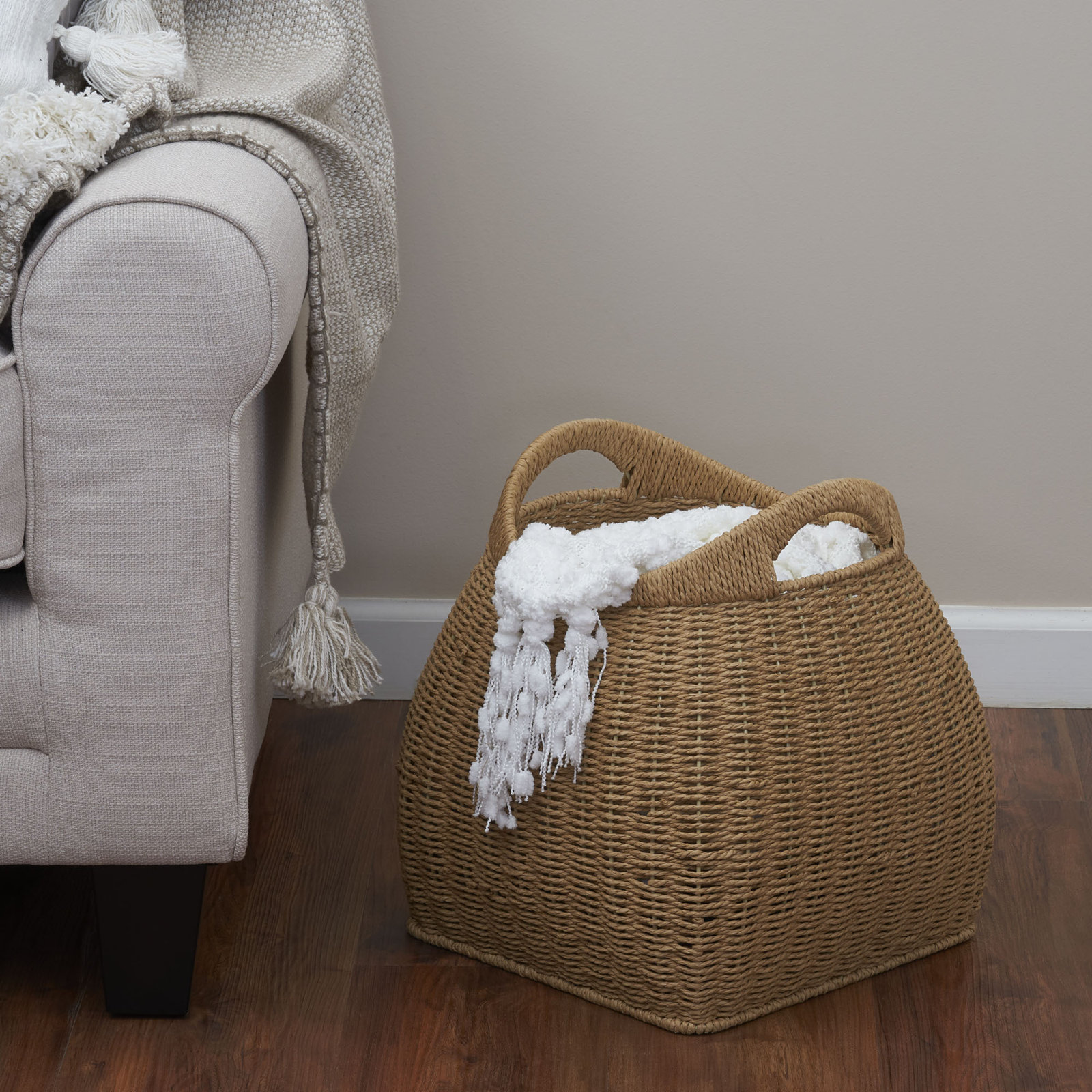 Devyani Decorative Basket 1, Natural