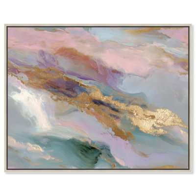 Gemstone Hues I Canvas Print Geode Art by Art Remedy