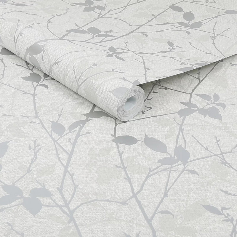 Boutique Belle Geometric Wallpaper, White