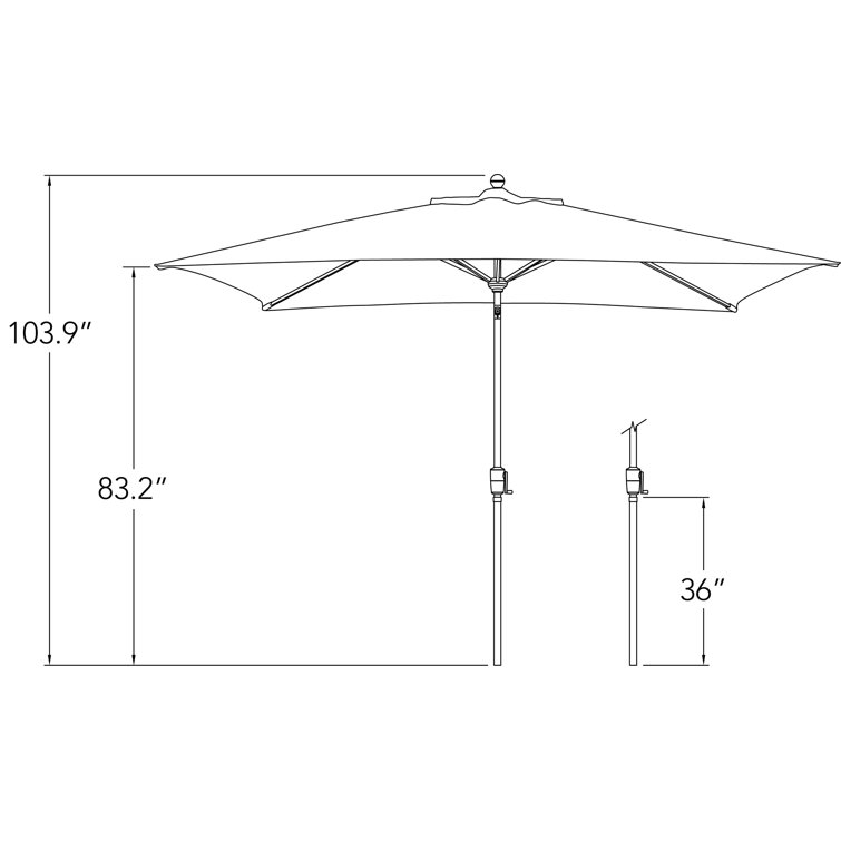 Launceston 78'' Outdoor Umbrella