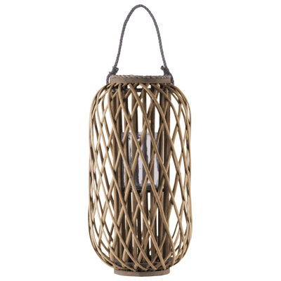 Lanterne murale en bois 23,5"