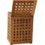 Corbeille pour déchets en teck 6 gallons Grate