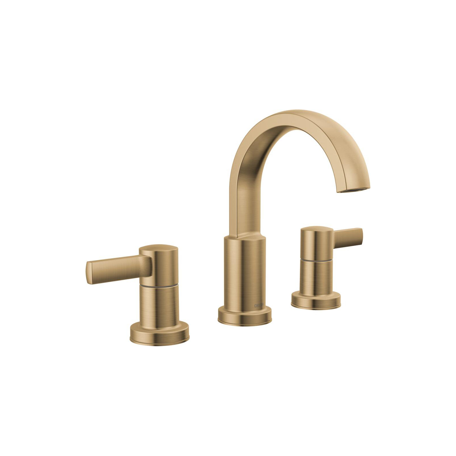 Albion Widespread Bathroom Faucet 3 Hole, 2-handle Bathroom Sink Faucet with Drain Assembly, Champagne Bronze