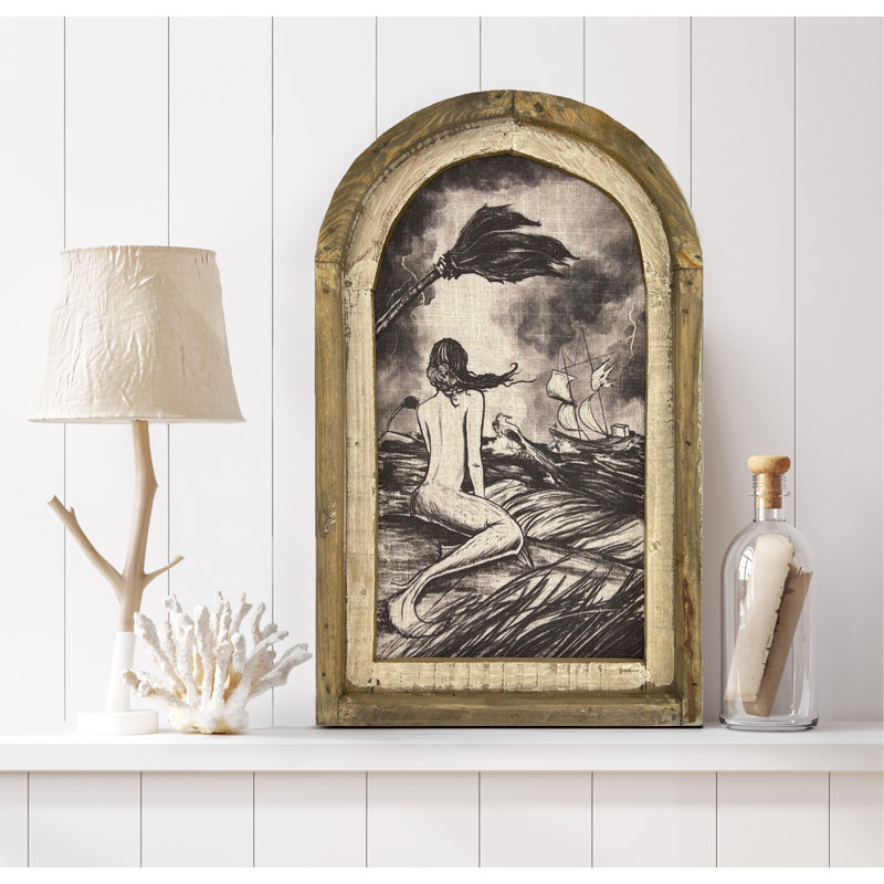Handmade Coastal Nautical & Beach Wall Decor on Solid Wood, 30'' H x 18'' W x 2'' D