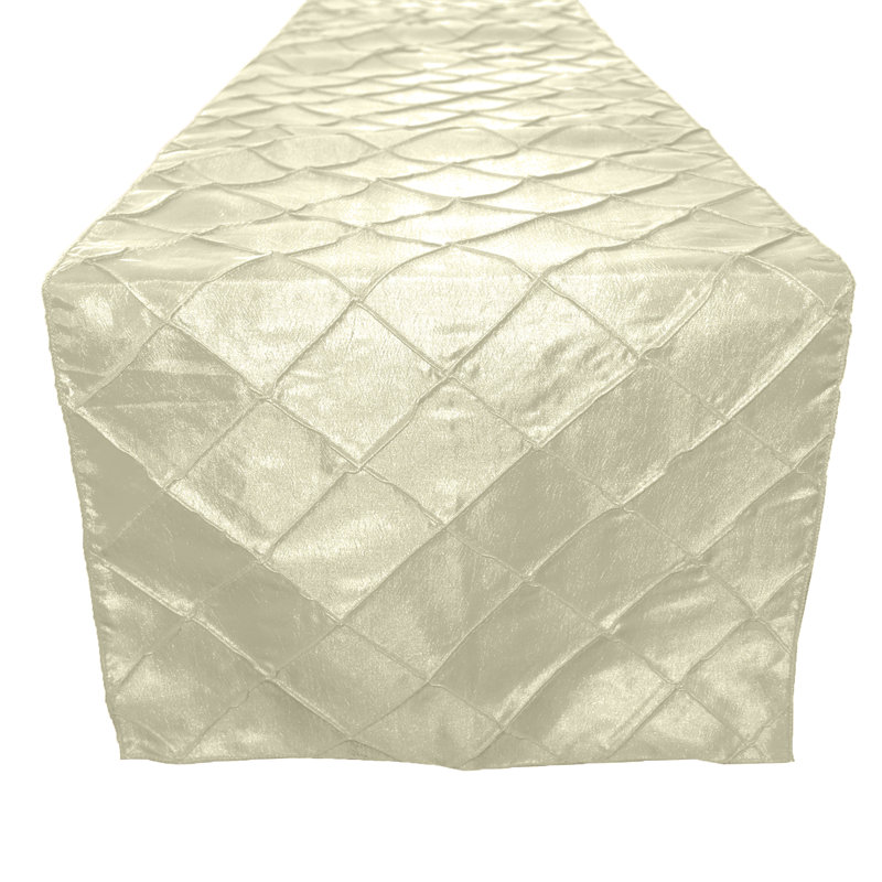 Solid Color Table Runner, 120" x 12", Ivory