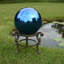 Globe terrestre extérieur en acier inoxydable à miroir 10 po Obrien-31009691-96861844