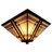 Jankowski Glass Semi Flush Mount