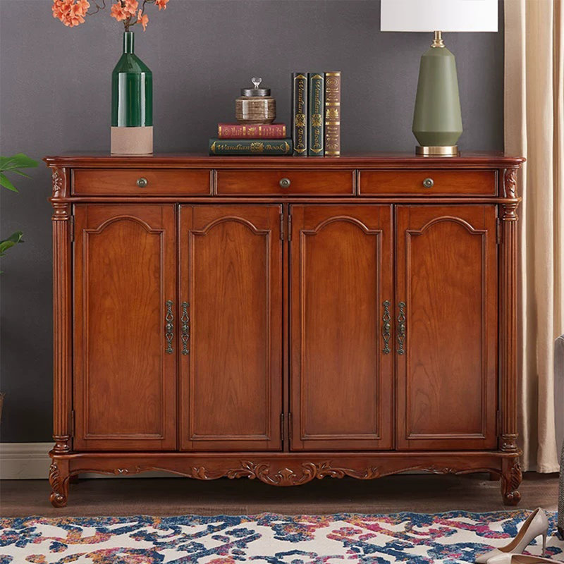 Cherry Solid + Manufactured Wood Shoe Storage Bench