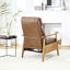 Fauteuil inclinable pour la maison - Fauteuil inclinable réglable avec revêtement en bois massif-1081801417-1081801416