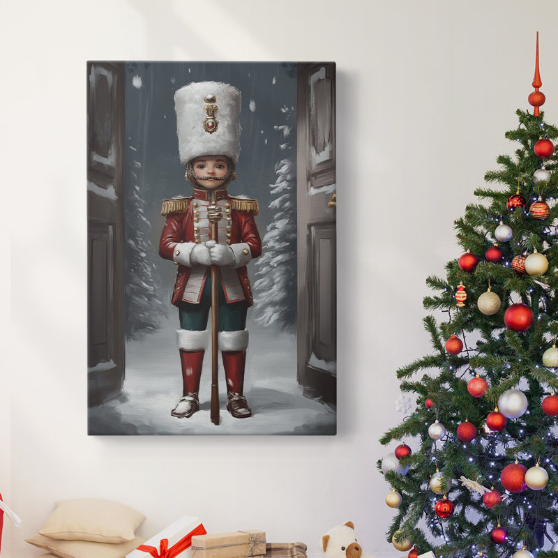 Art des Fêtes de Noël - Toile tendue avec châssis - Série 2-VI, H 36 po x l 24 po
