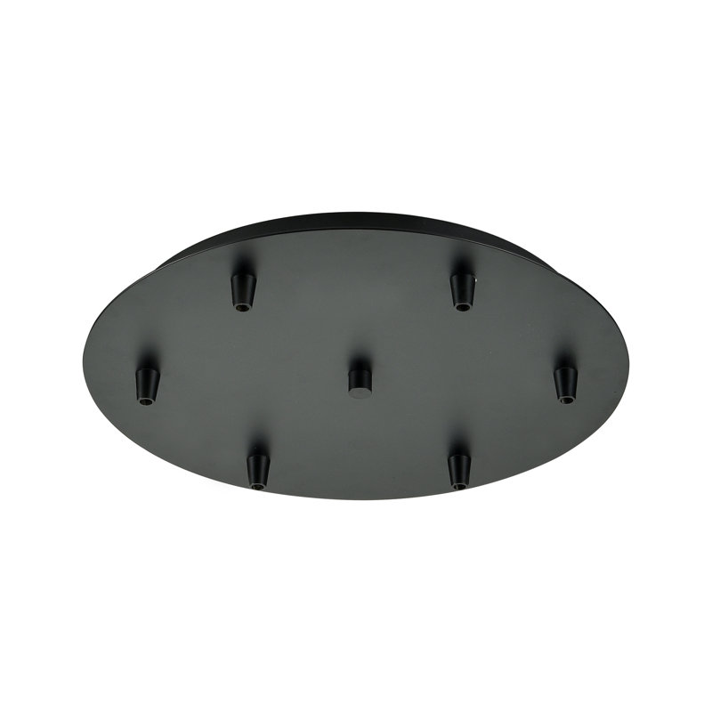 Auvent multi-port 6 lumières Berkley, Noir mat