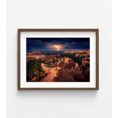 Lightning Over Bryce Canyon Print: Dramatic Storm Landscape